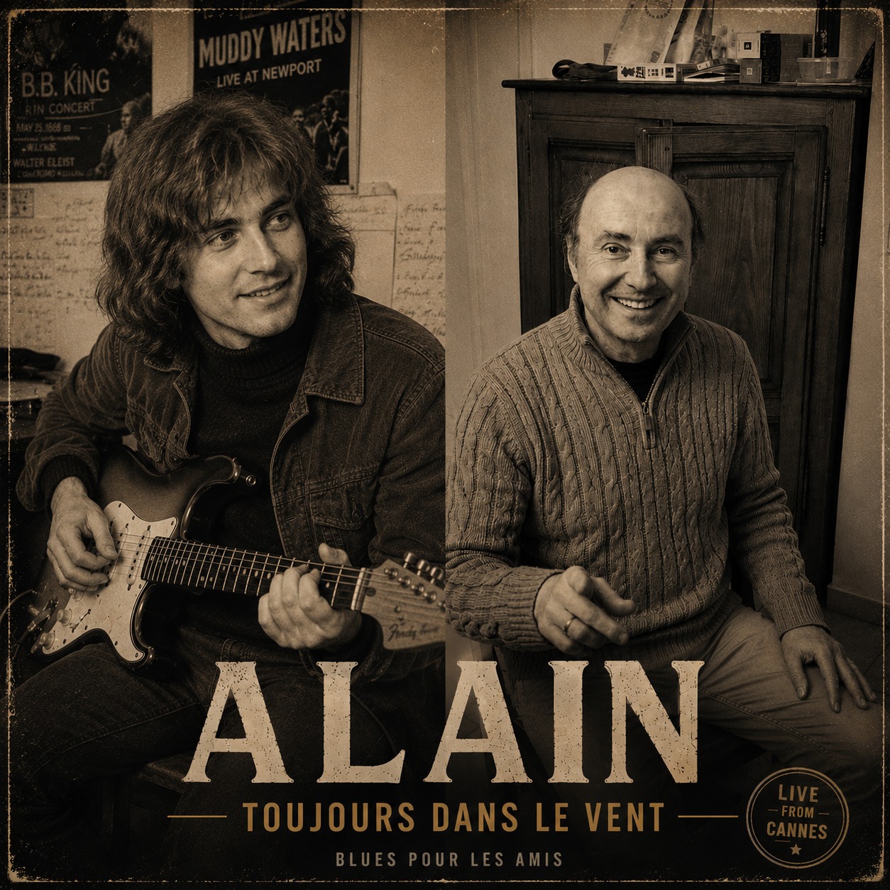 Pochette de l’album Alain — Toujours dans le vent